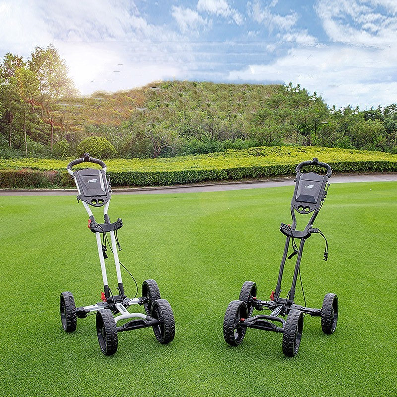 Golf Cart Four Wheel Aluminium Foldable With Umbrella Rack