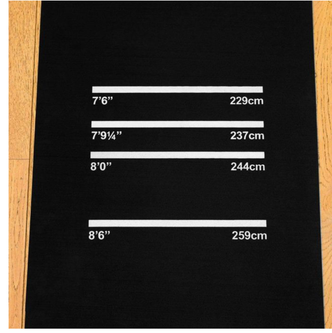 PINPOINT RUBBER DARTS MAT [300CM X 60CM