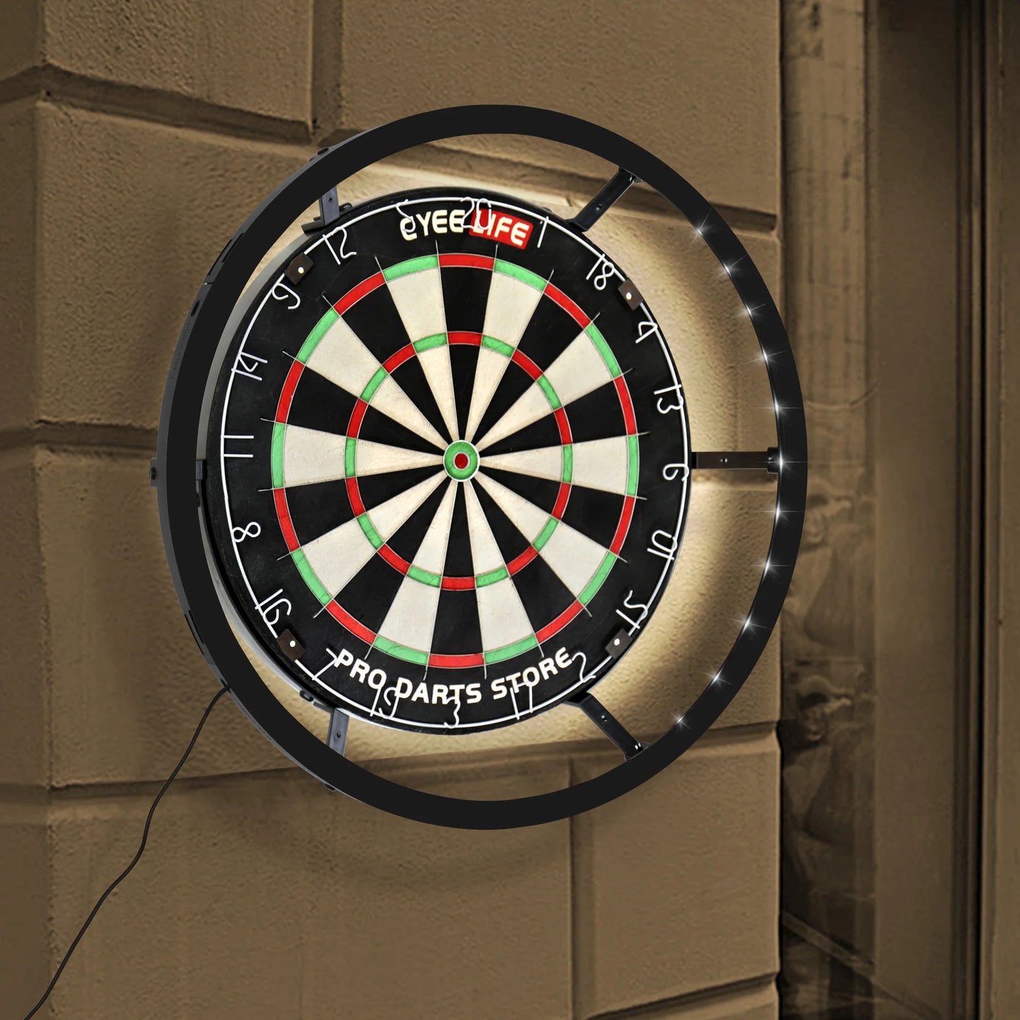 Dart board lighting system