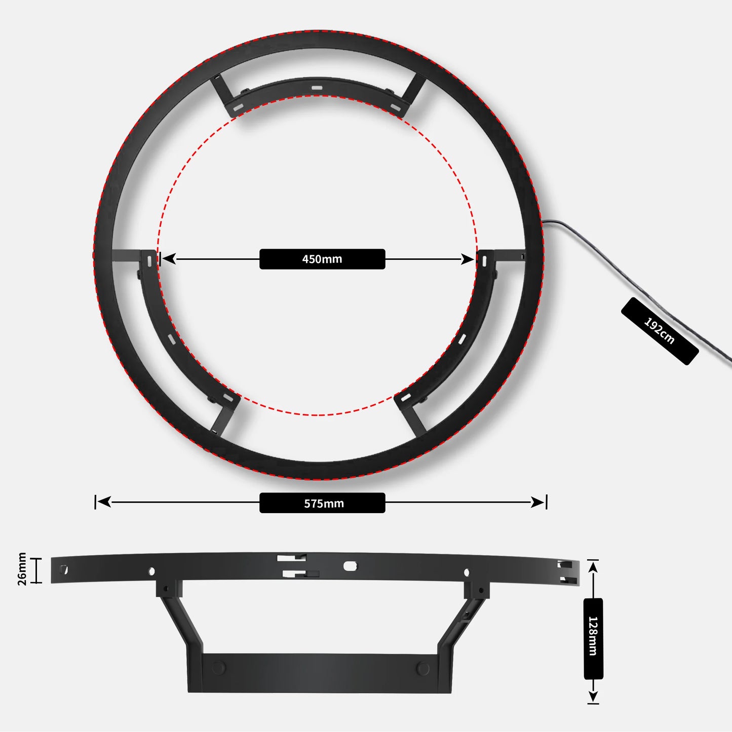 Dart board lighting system