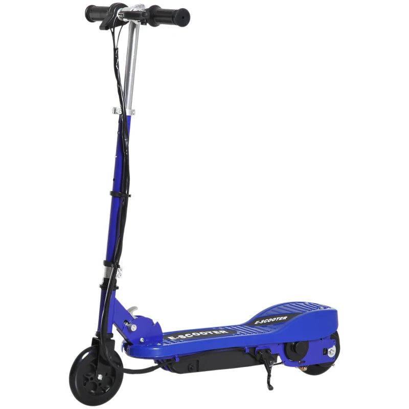 HOMCOM Folding Electric Kids Scooter Ride on Age 7-14, Red, Black and Blue