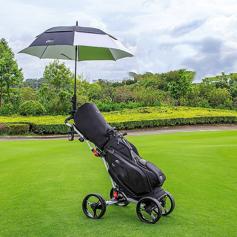 Golf Cart Four Wheel Aluminium Foldable With Umbrella Rack