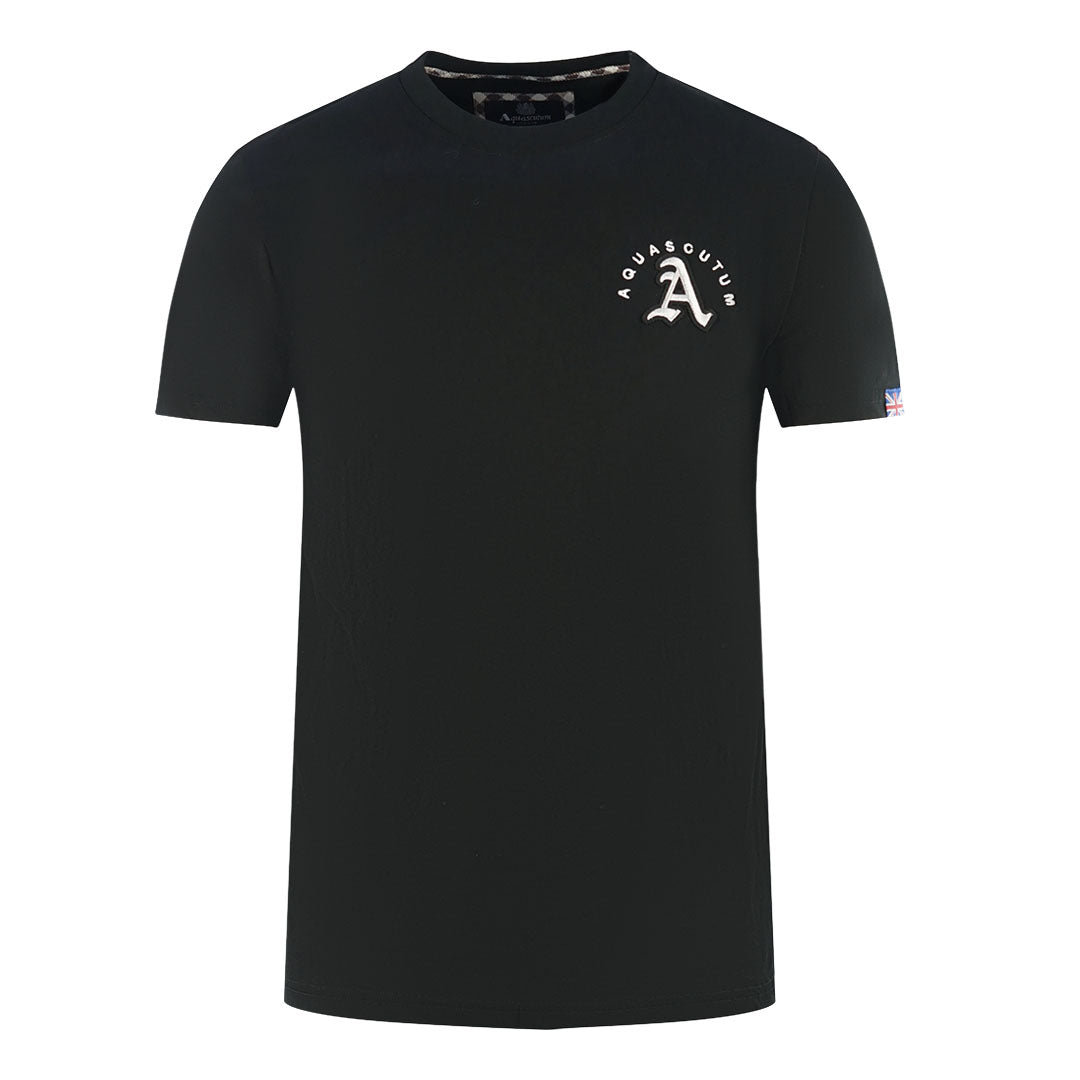 Aquascutum Men's T Shirt Black