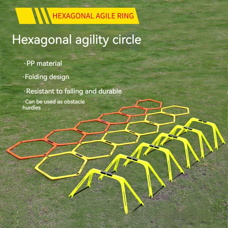 Agility Rings Foldable Hexagon Football Agility Training Ring – Kicksports