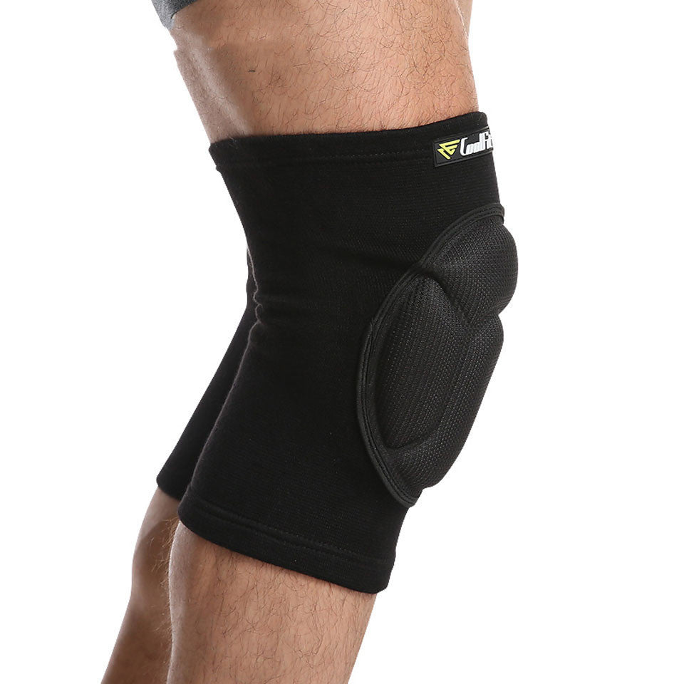 Coolfit 1 Pair Thickening Football Volleyball Extreme Sports Knee Pads Brace Support Protect Cycling Knee Protector Kneepad