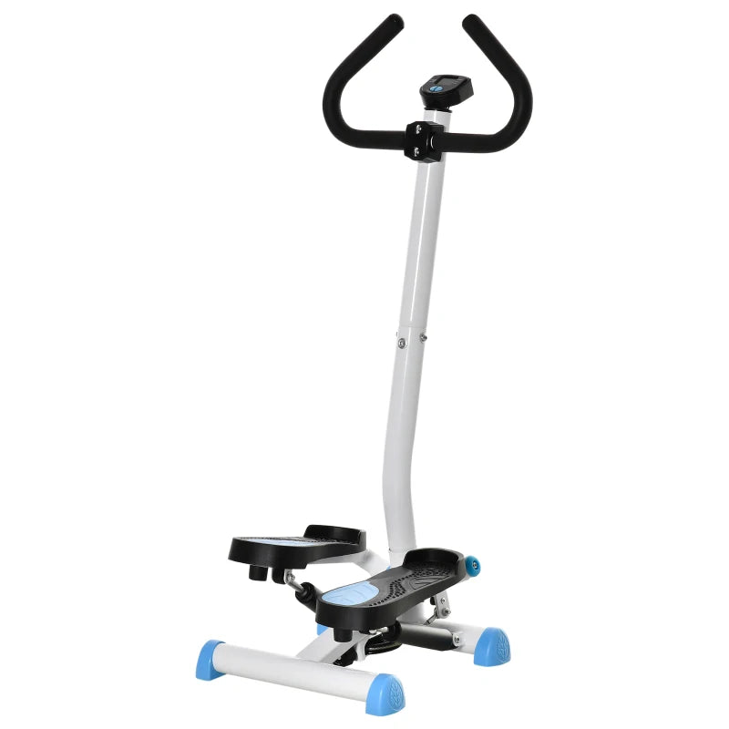 HOMCOM Twister Stepper Height Adjustable Step Machine, with LCD Screen