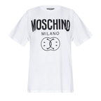 Moschino Double Smiley White Oversize T-Shirt 2001