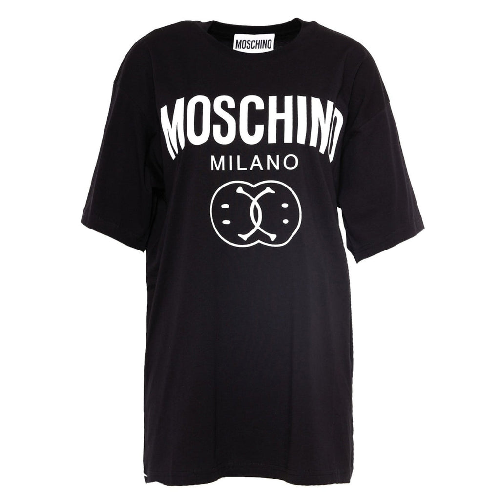 Moschino Doublemiley Black Oversize T-Shirt