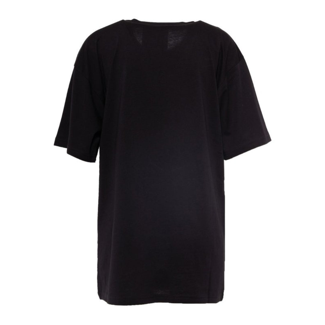 Moschino Doublemiley Black Oversize T-Shirt