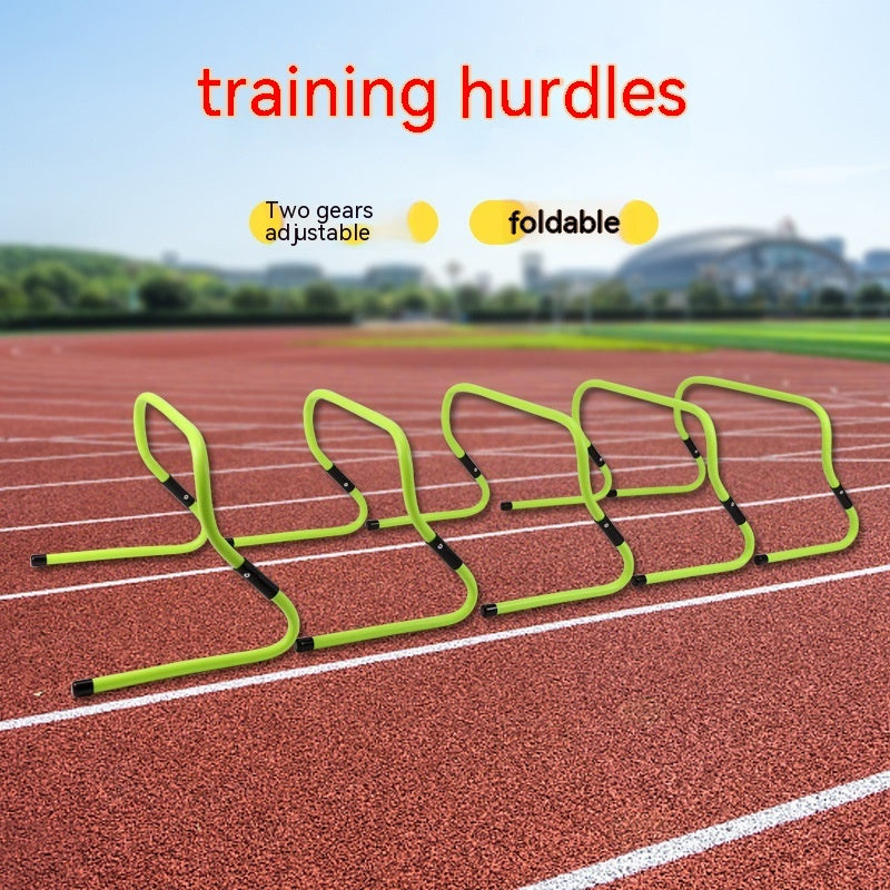 Football Adjustable Height Folding Hurdle