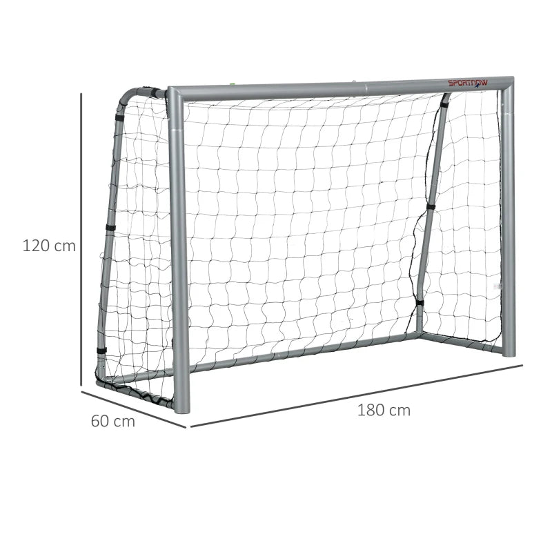 SPORTNOW 6ft x 2ft, 8 x 5ft and 10ft x 6.5ft Football Goals