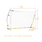 Portable Quick Assembly Football Net