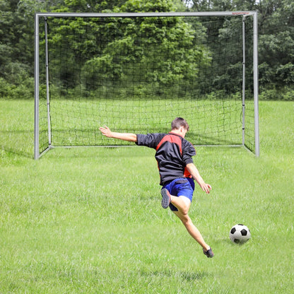 SPORTNOW 6ft x 2ft, 8 x 5ft and 10ft x 6.5ft Football Goals