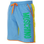 Moschino Colour Block Blue Swim Shorts XS