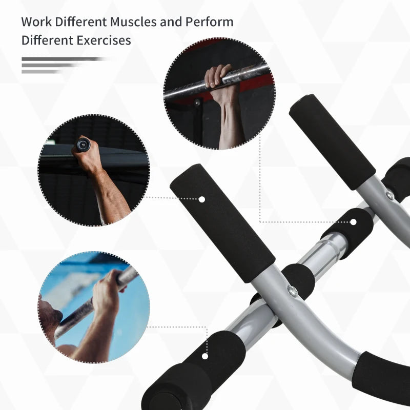 HOMCOM Pull-Up Bar for Doorway