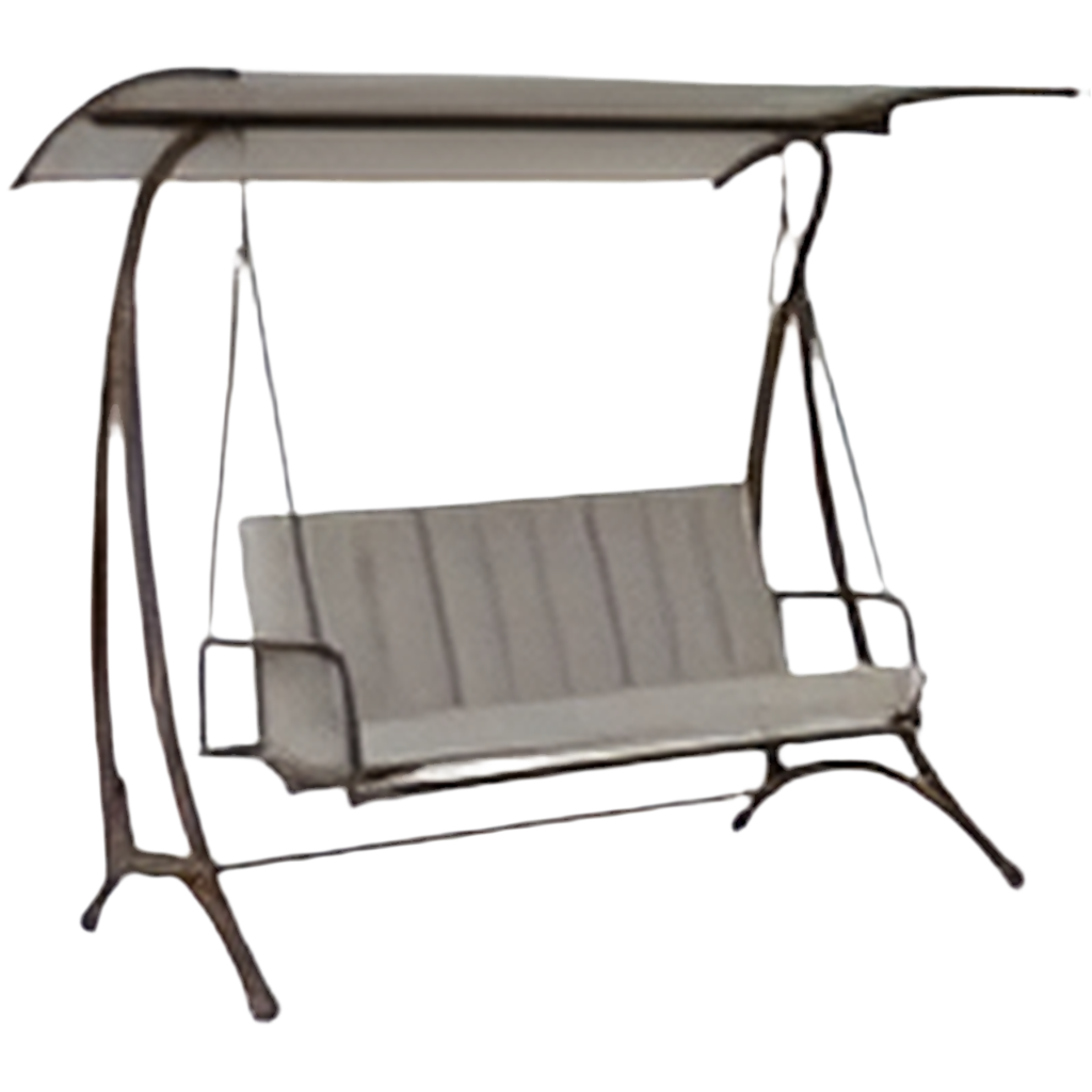 Outsunny Convertible Three-Seater Swing Bed