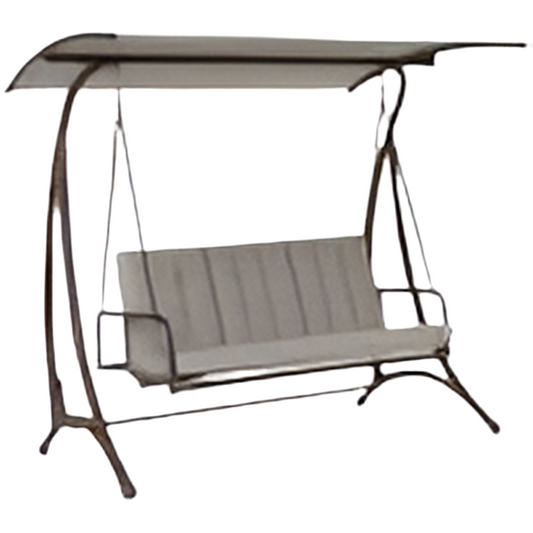 Outsunny Convertible Three-Seater Swing Bed