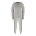 Aquascutum Grey Zip Hoodie And Track Pants Set Male
