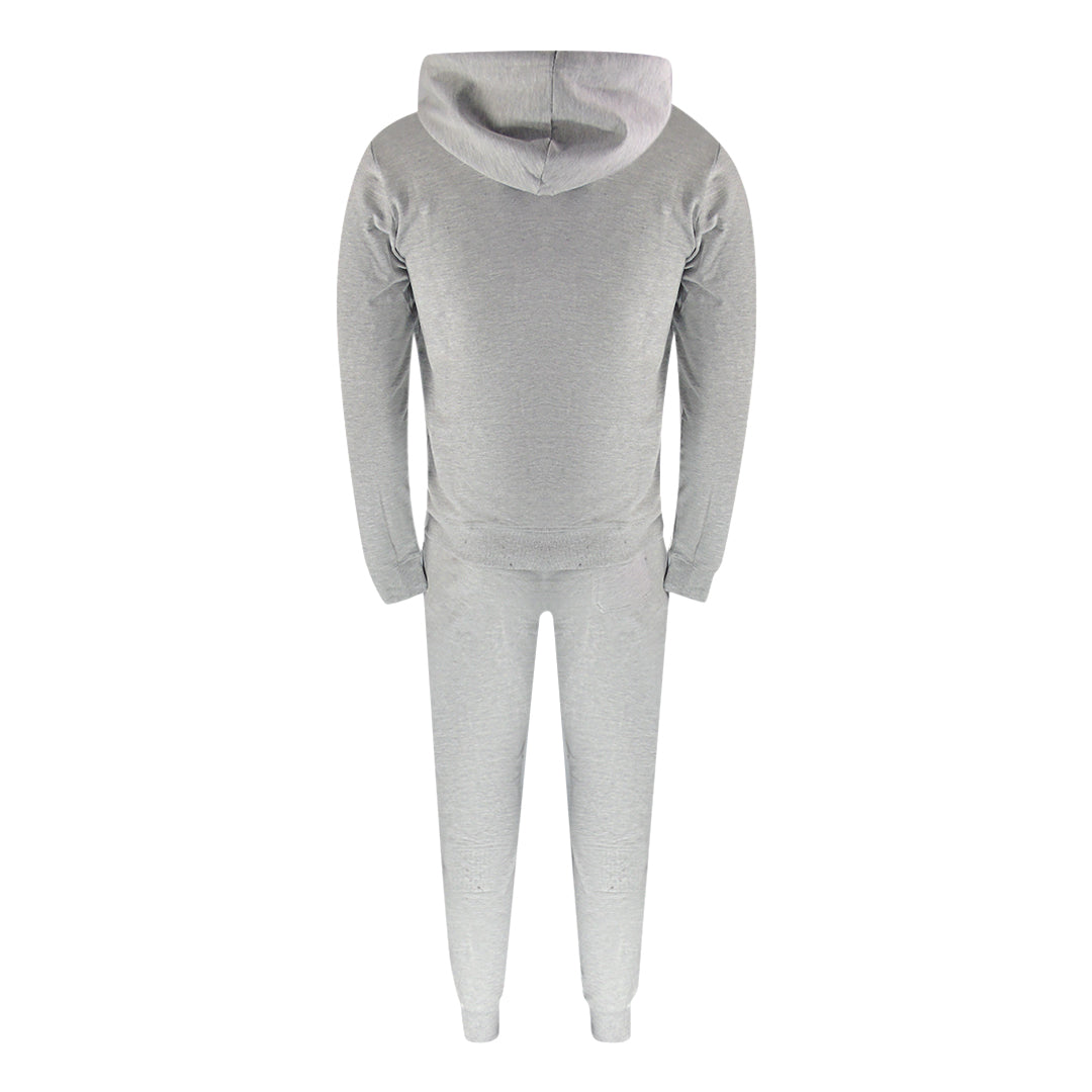 Aquascutum Grey Zip Hoodie And Track Pants Set Male