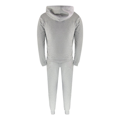 Aquascutum Grey Zip Hoodie And Track Pants Set Male