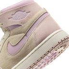 NIKE DV1305 100 Nike Air Jordan 1 ZM Air CMFT 2  BEIGE/PURPLE TRAINER WOMENS UK 7.5