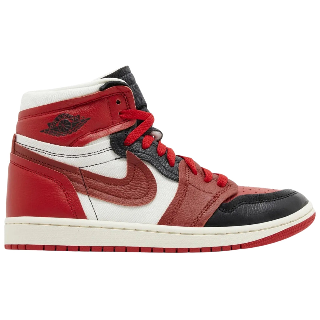 NIKE FB9891 600 Nike Air Jordan 1 MM High RED/BLACK/WHITE TRAINER WOMEN UK 3.5