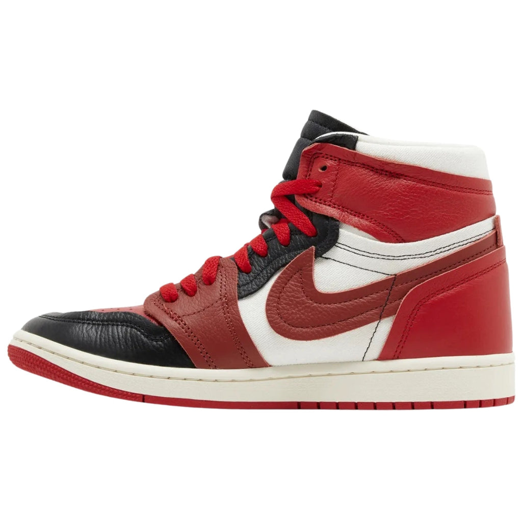 NIKE FB9891 600 Nike Air Jordan 1 MM High RED/BLACK/WHITE TRAINER WOMEN UK 3.5