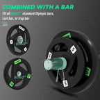 SPORTNOW Olympic EZ Curl Bar with 30kg and 50g Weight