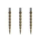 CUESOUL TOUCH POINT II Replacement Dart Steel Points,Collar Design,Titanium Coated,Pack of 3pcs----Like Snake