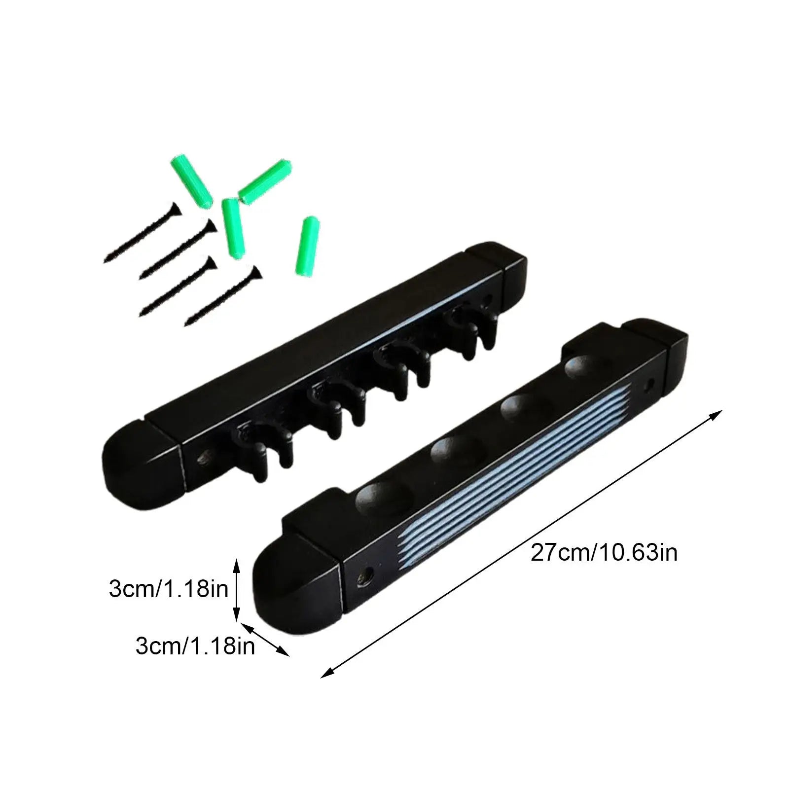 Snooker Table Wall Mount Hanging Professional 6 Cue Holder