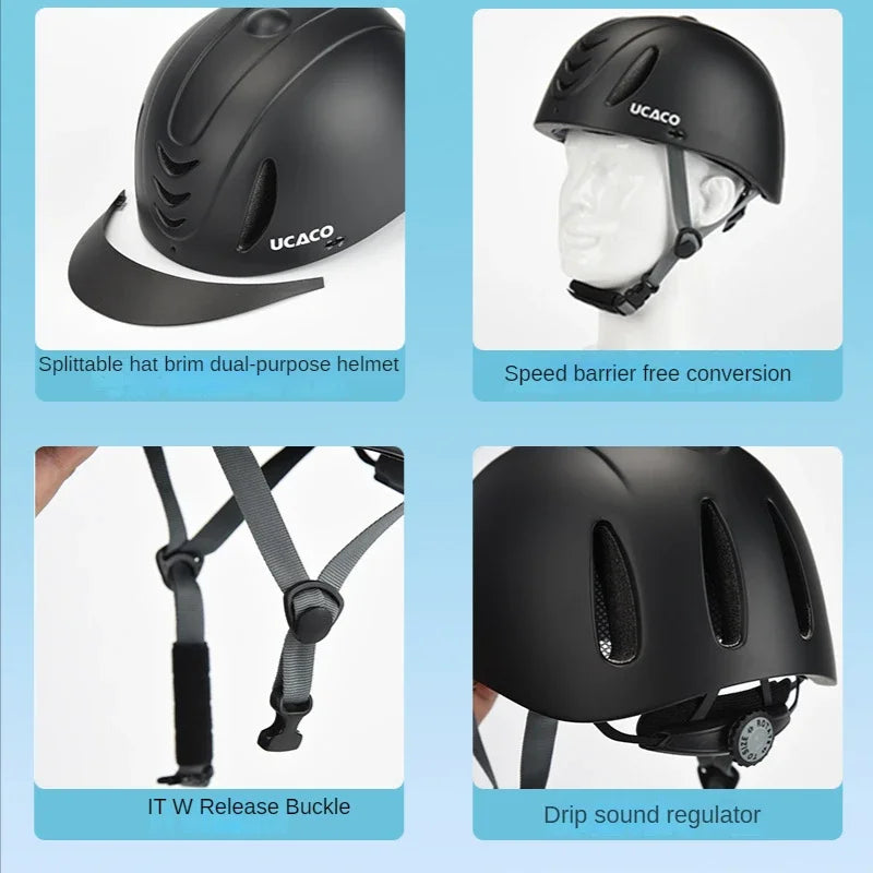 50-61cm UltraLight Adults Children's Equestrian Helmet
