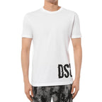 Dsquared2 Cool Fit Large DSQ2 Logo White T-Shirt S