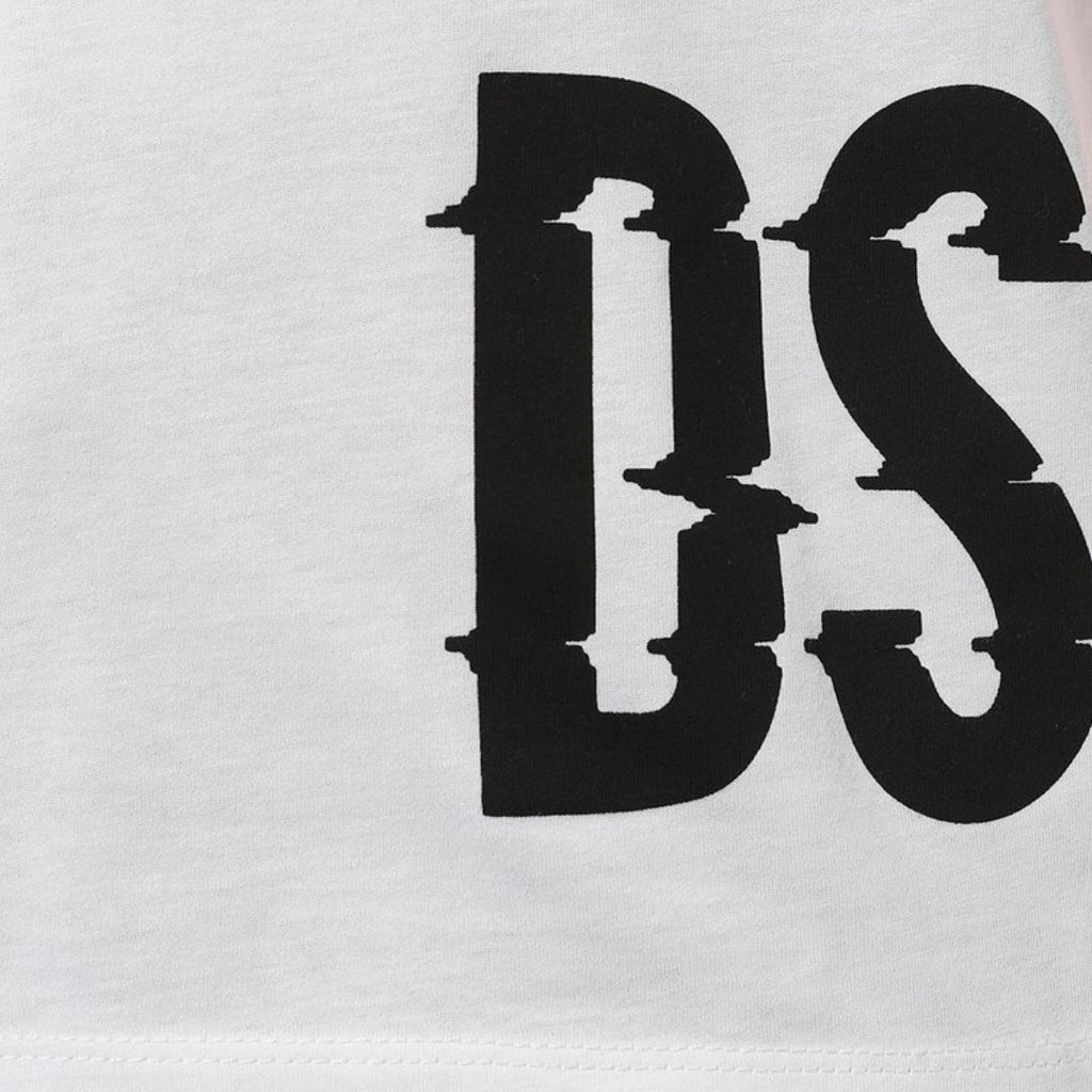 Dsquared2 Cool Fit Large DSQ2 Logo White T-Shirt S