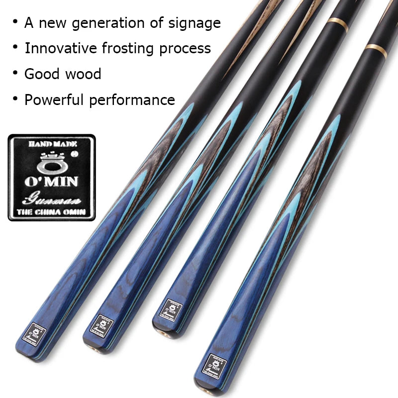 New Generation Snooker cue  Case supplies 3/4 split  Pool One Piece Cue Tip Size 10mm 9.5mm