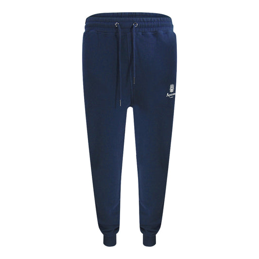Aquascutum Active Basic Rib Track Pant Navy Blue Sweatpants Male