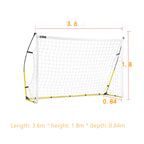 Portable Quick Assembly Football Net