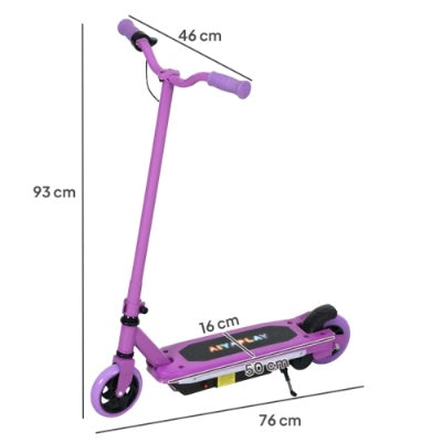 AIYAPLAY Electric Scooter For Kids 6-14 Years, With Colourful Lights