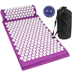 Acupressure Mat, Pillow and Ball Set - Purple