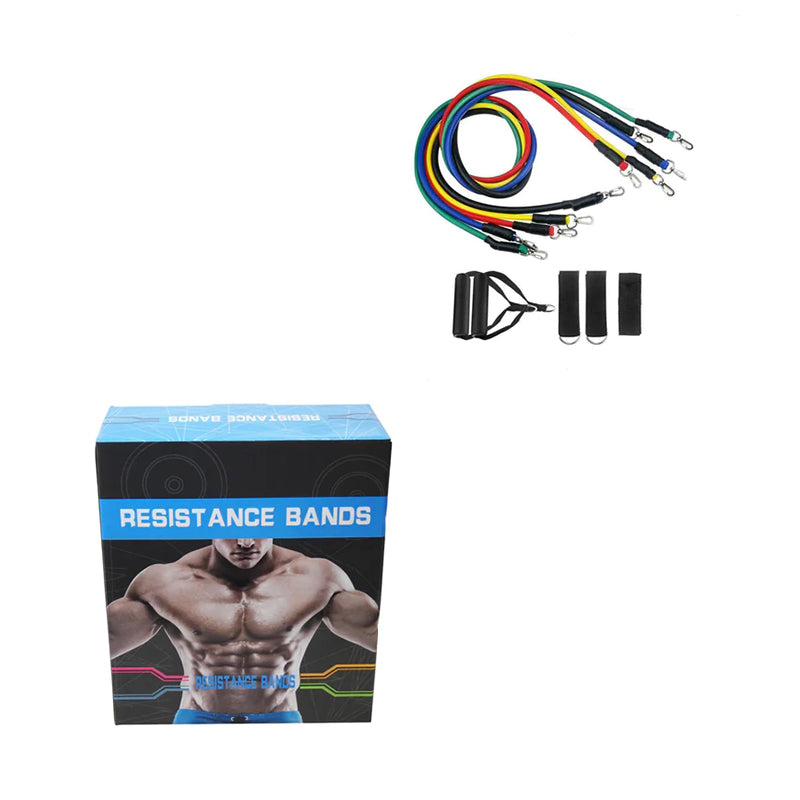 Resistance Bands Set 5pcs with Handle Strength Exercise