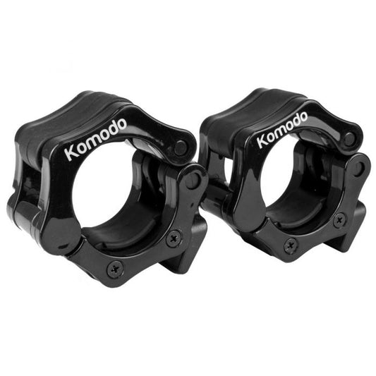 2 Inch Barbell Weight Collars - Black