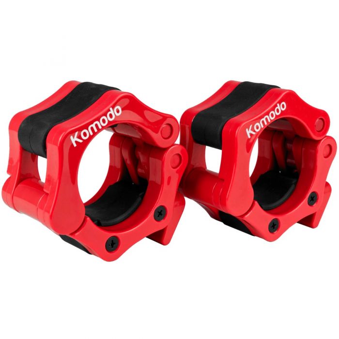 2 Inch Barbell Weight Collars - Red