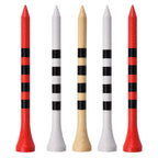 A Pack Of Golf Striped Bamboo Tees