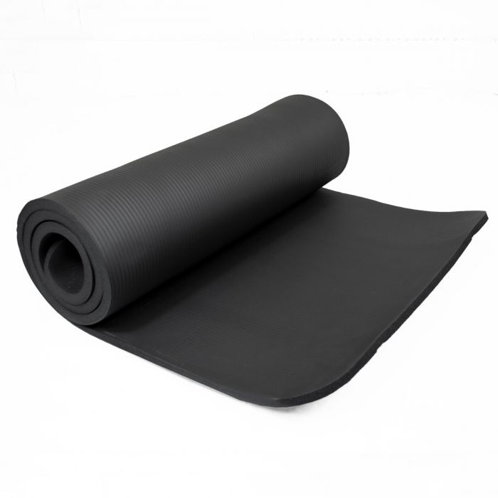 15mm Yoga Exercise Mat - Black