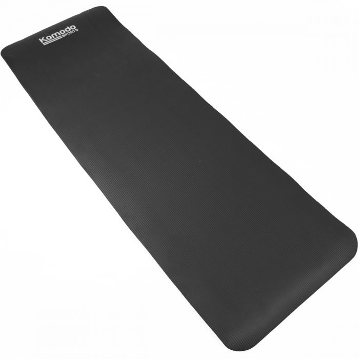 15mm Yoga Exercise Mat - Black