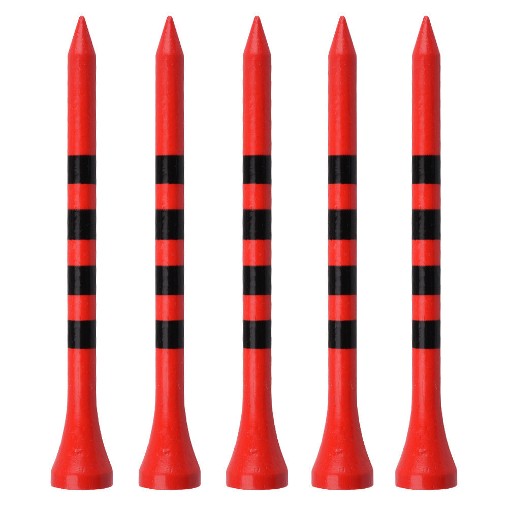 A Pack Of Golf Striped Bamboo Tees