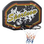 SPORTNOW Wall Mounted Basketball Hoop