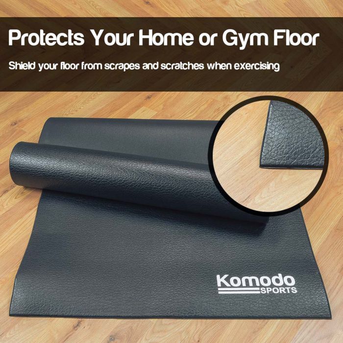 Gym Bench and Bike Trainer Floor Mat