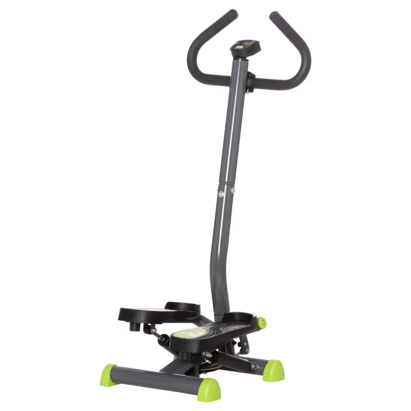 HOMCOM Twister Stepper Height Adjustable Step Machine, with LCD Screen