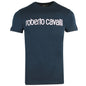 Roberto Cavalli Mens T Shirt Navy