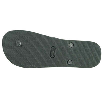 Philipp Plein Sword Logo Black Flip Flops